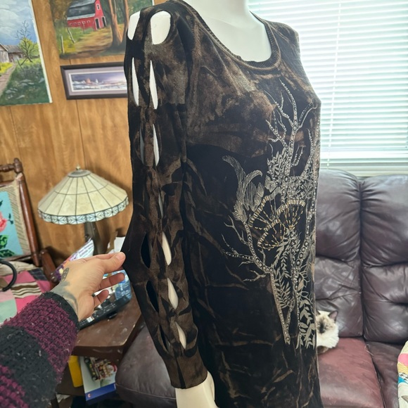 Angels Never Die Tunic/Sweater Dress - Picture 6 of 9